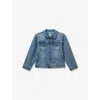 Benetton Blue Patch-pocket Regular-fit Denim Jacket 6 In Blue