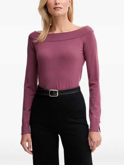 Benetton Boat-neck Sweater In Neutral