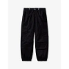 Benetton Boys Black Kids Patch-pocket Stretch-cotton Cargo Trousers 6-14 Years