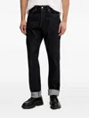 Benetton Button-fastening Jeans In Black