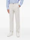 Benetton Button Trousers In Blue