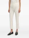 Benetton Button-closure Trousers In White