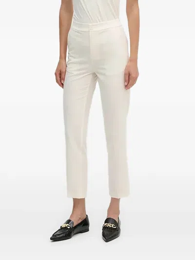 Benetton Button-closure Trousers In White