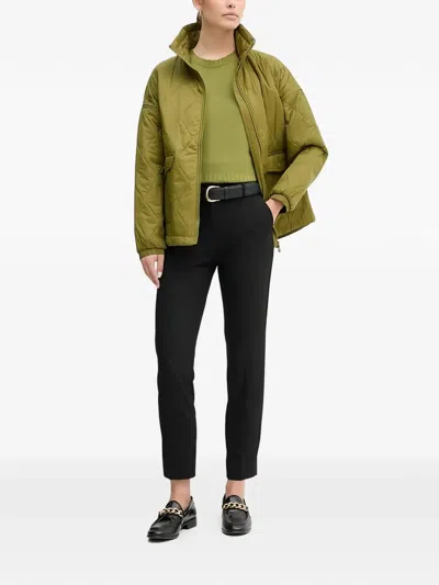 Benetton Buttoned Trousers In Black