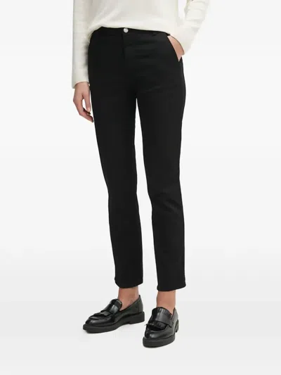 Benetton Button-fastening Trousers In Black