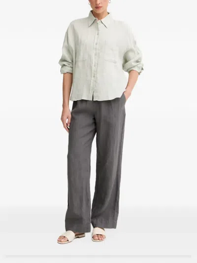 Benetton Button-up Shirt In Green