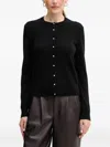 Benetton Cashmere Cardigan In Black
