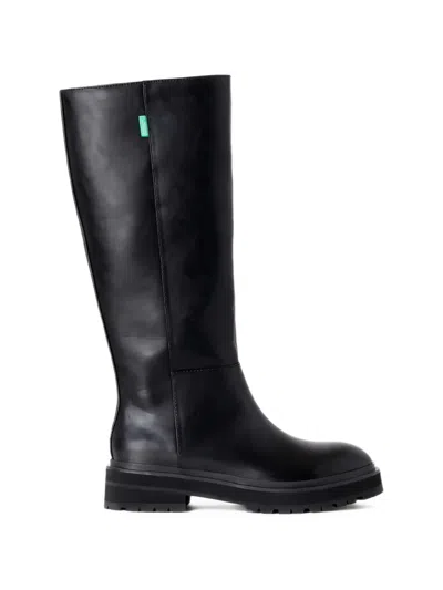 Benetton Chunky-sole Knee-high Boots In Multi