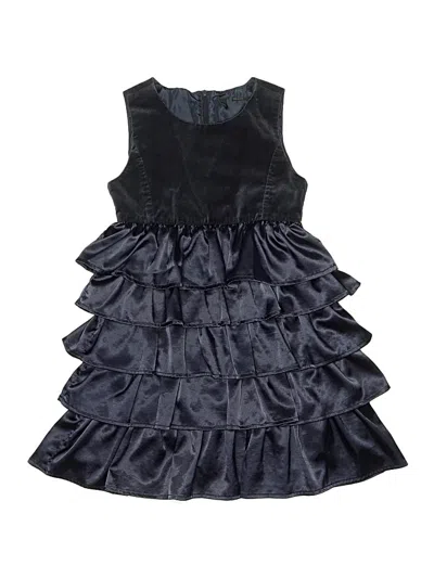 Pre-owned Benetton Class Kids' Dress In Black