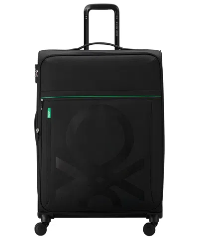 Benetton Color Block Expandable Large Softside Luggage