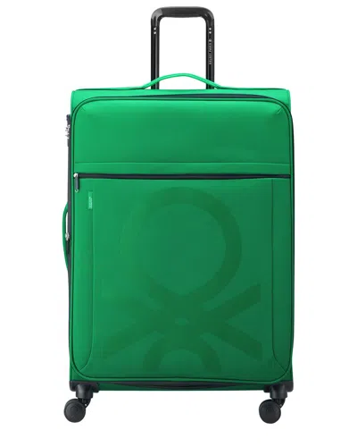 Benetton Color Block Expandable Large Softside Luggage