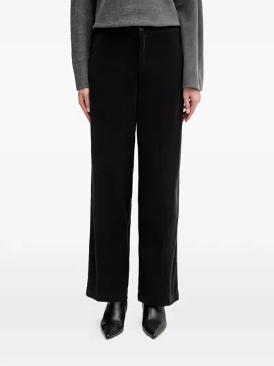 Benetton Corduroy Trousers In Black
