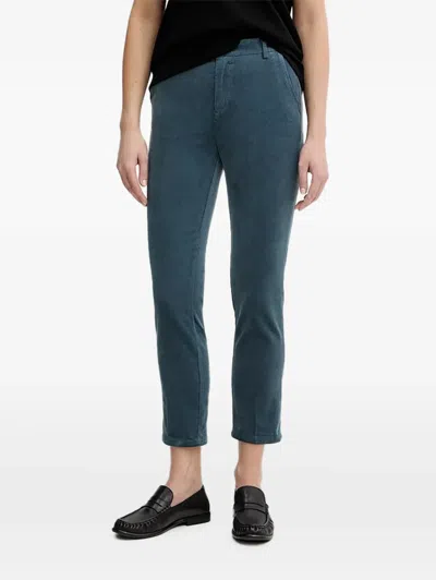 Benetton Corduroy Trousers In Blue