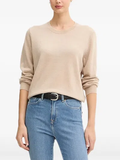 Benetton Crewneck Knitwear In Neutral