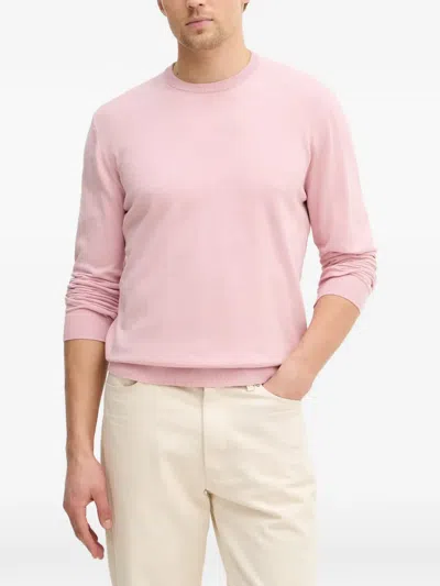 Benetton Crew-neck Sweater In 핑크