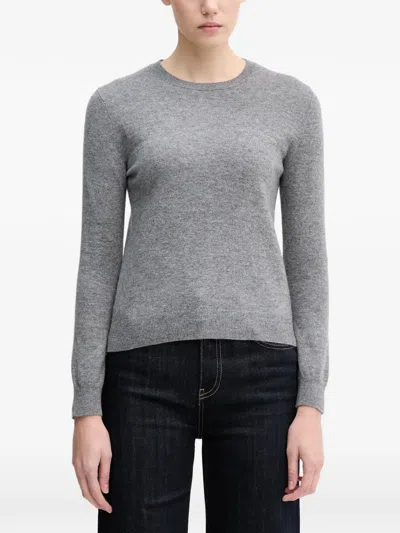 Benetton Crewneck Sweater In Grey