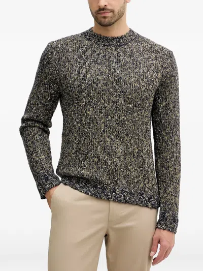 Benetton Crew-neck Sweater In Multi