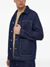 Benetton Denim Jacket In Blue