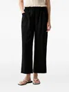 Benetton Drawstring Patch-pocket Trousers In Black