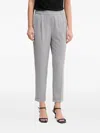 Benetton Elasticated Trousers In Gray