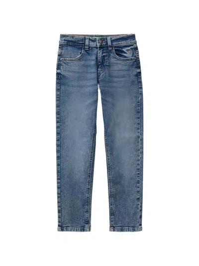 Benetton Kids' Elvis Slim-fit Jeans In Blue