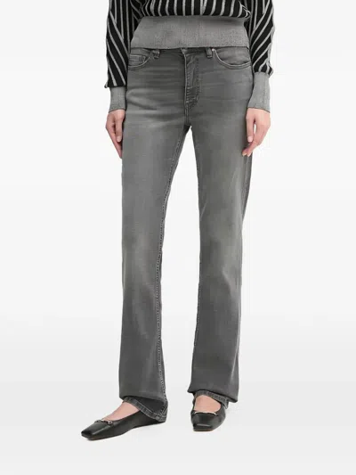 Benetton Five-pocket Jeans In Gray