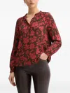Benetton Floral-print Blouse In Multi