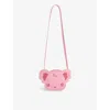 Benetton Girls Pink Kids' Koala Shoulder-strap Faux-leather Bag