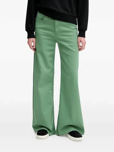 Benetton 플레어 진 In Green