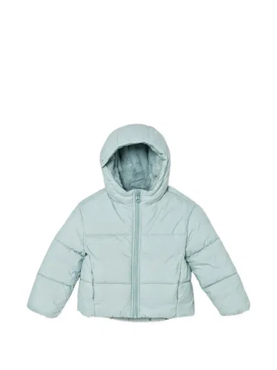 Benetton Kids' Hooded Jacket In Blue