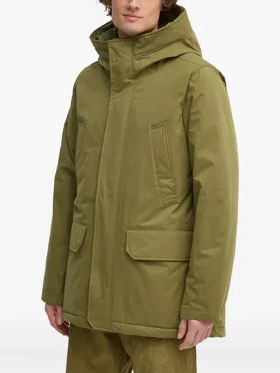 Benetton Hooded Jacket In Green