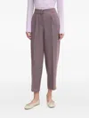 Benetton Houndstooth-pattern Trousers In Pink