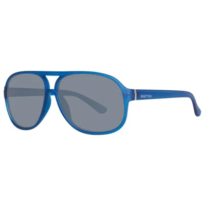 Benetton Injected Men's Sunglasses In Blue