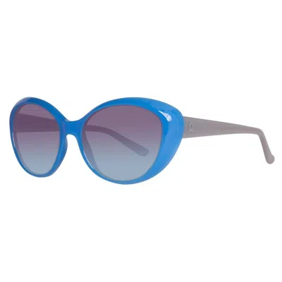 Benetton Injected Women's Sunglasses In Blue