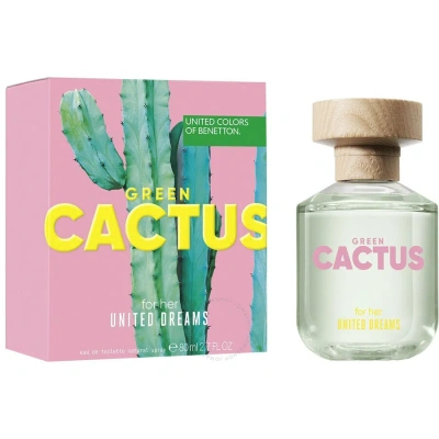 Benetton Ladies Green Cactus Edt 2.7 oz Fragrances 8433982024092