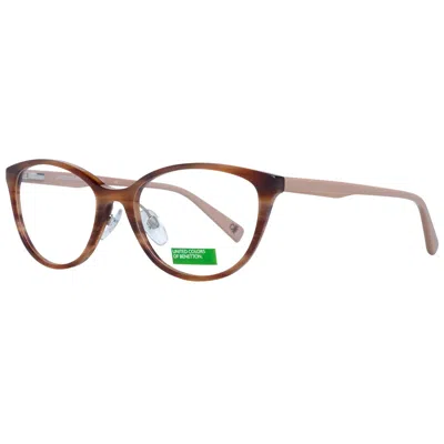 Benetton Ladies' Spectacle Frame  Beo1004 53151 Gbby2 In Brown