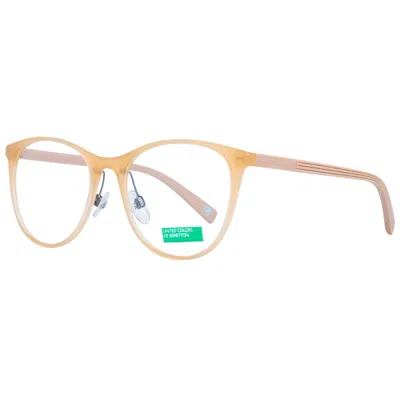 Benetton Ladies' Spectacle Frame  Beo1012 51122 Gbby2 In Yellow