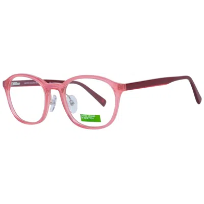 Benetton Ladies' Spectacle Frame  Beo1028 49283 Gbby2 In Pink
