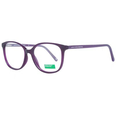 Benetton Ladies' Spectacle Frame  Beo1031 53700 Gbby2 In Purple