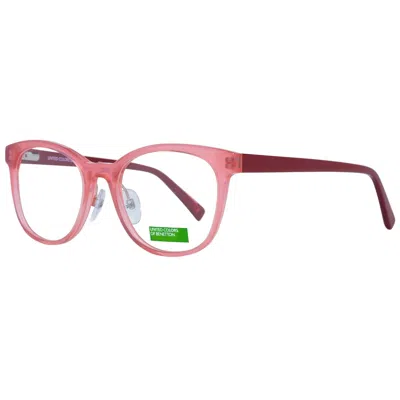 Benetton Ladies' Spectacle Frame  Beo1040 50283 Gbby2 In Pink