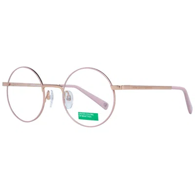 Benetton Ladies' Spectacle Frame  Beo3005 48233 Gbby2 In Pink