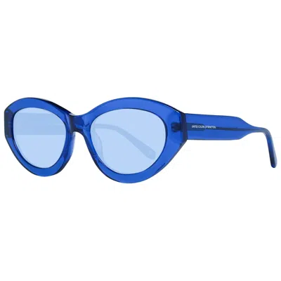 Benetton Ladies' Sunglasses  Be5050 53696 Gbby2 In Blue