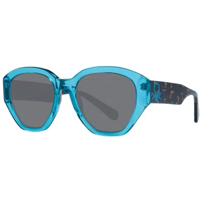 Benetton Ladies' Sunglasses  Be5051 54167 Gbby2 In Blue