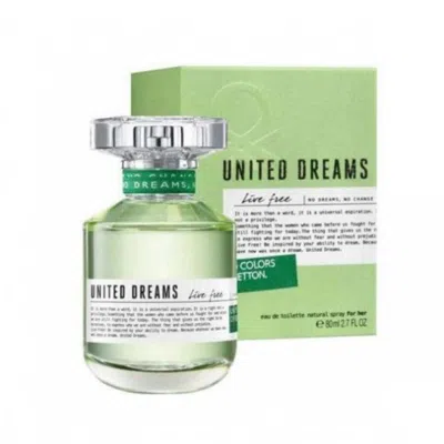 Benetton Ladies United Dream Live Free Edt Spray 2.7 oz Fragrances 8433982017124