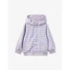 BENETTON STRIPED HOODED SHELL JACKET 18 MONTHS - 6 YEARS