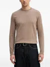 Benetton 긴소매 스웨터 In Gold