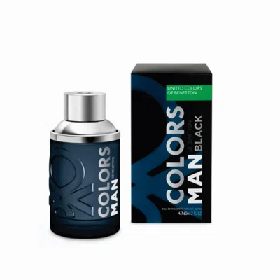 Benetton Men's Colors Black Edt Spray 2.0 oz Fragrances 8433982013164 In Blue