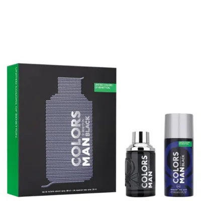 Benetton Kids'  Men's Colors Black Gift Set Fragrances 8433982022494
