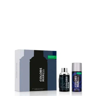 Benetton Kids'  Men's Colors Black Gift Set Fragrances 8433982025938