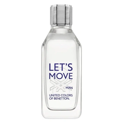 Benetton Men's Lets Move Edt Spray 1.35 oz Fragrances 3605473198468 In White